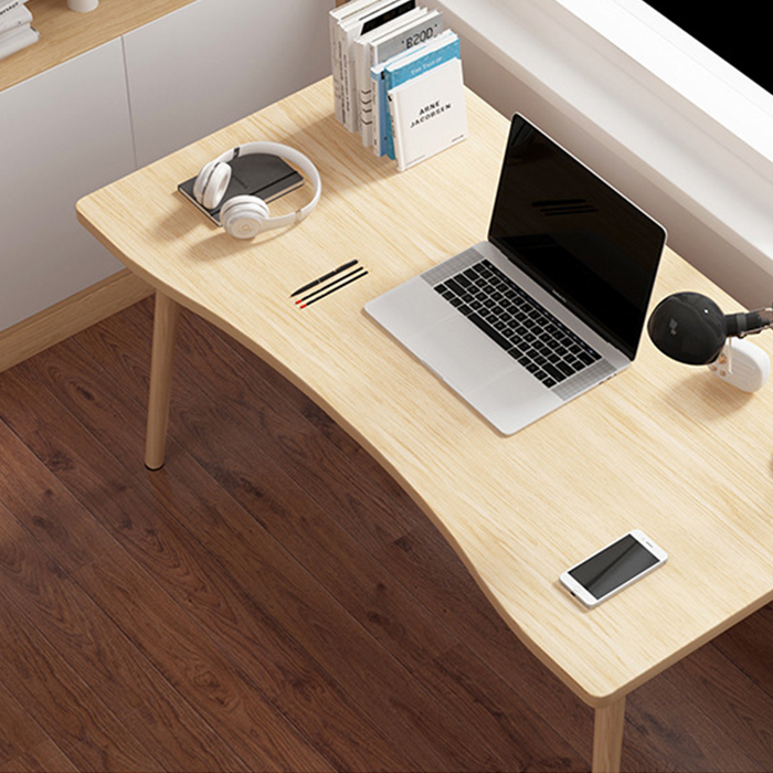 Bàn làm việc bằng gỗ đơn giản, Bàn học cách điệu gỗ MDF, Bàn văn phòng đẹp dài 1m2( không ghế)