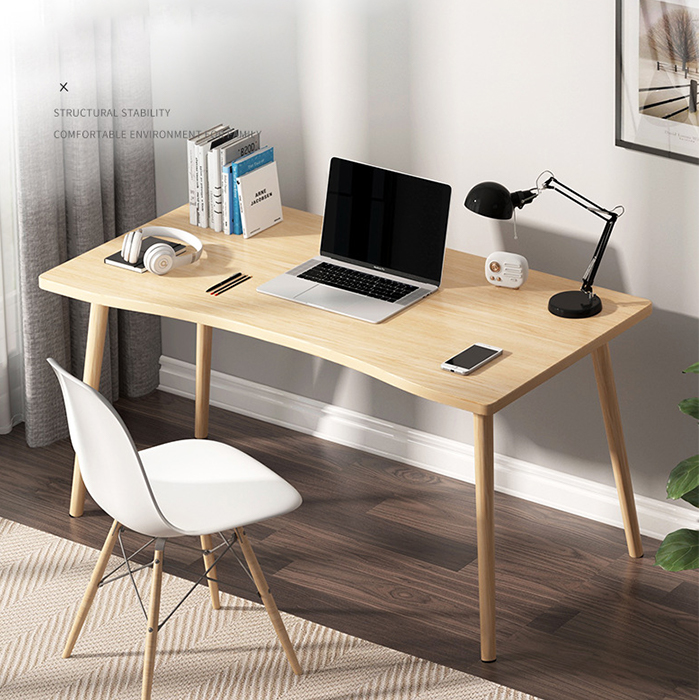 Bàn làm việc bằng gỗ đơn giản, Bàn học cách điệu gỗ MDF, Bàn văn phòng đẹp dài 1m2( không ghế)