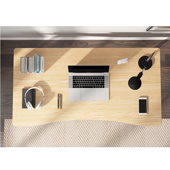 Bàn làm việc bằng gỗ đơn giản, Bàn học cách điệu gỗ MDF, Bàn văn phòng đẹp dài 1m2( không ghế)