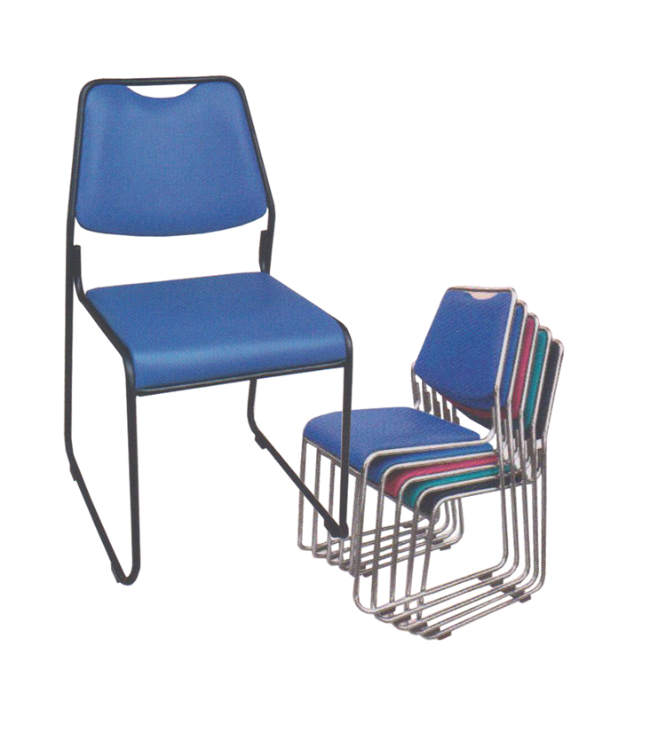 ghế văn phòng chân quỳ simili khung inox