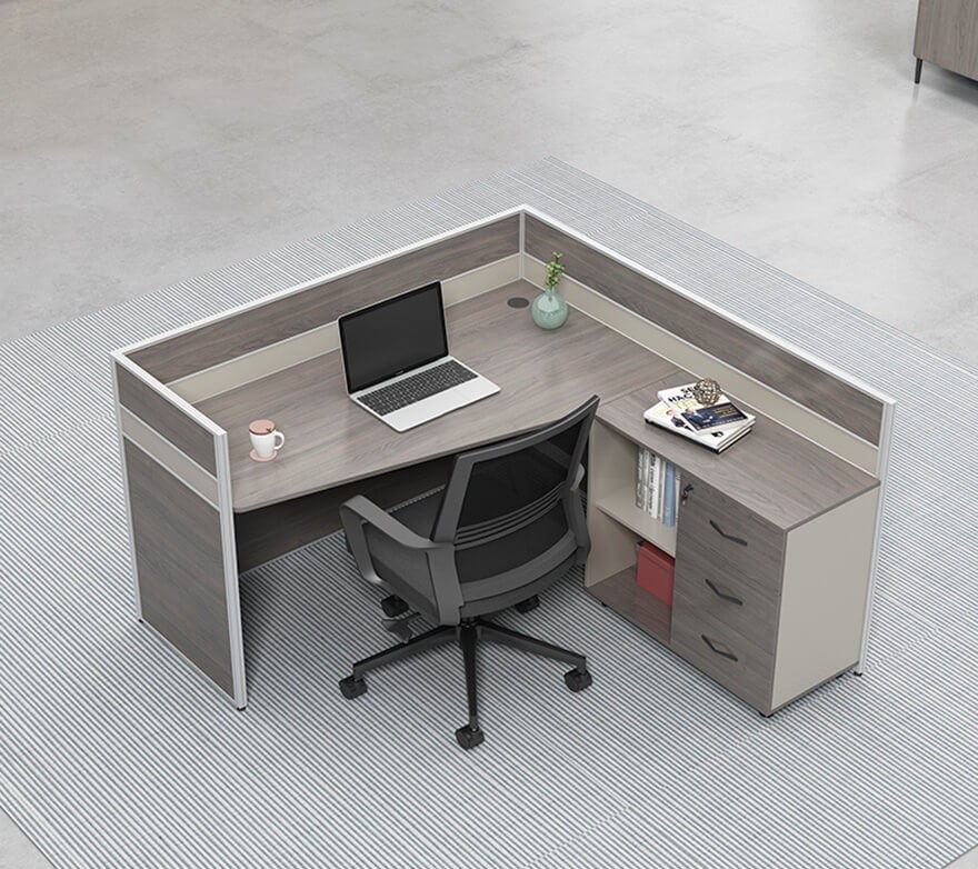 Bàn nhân viên chữ L thiết kế đa năng PT971