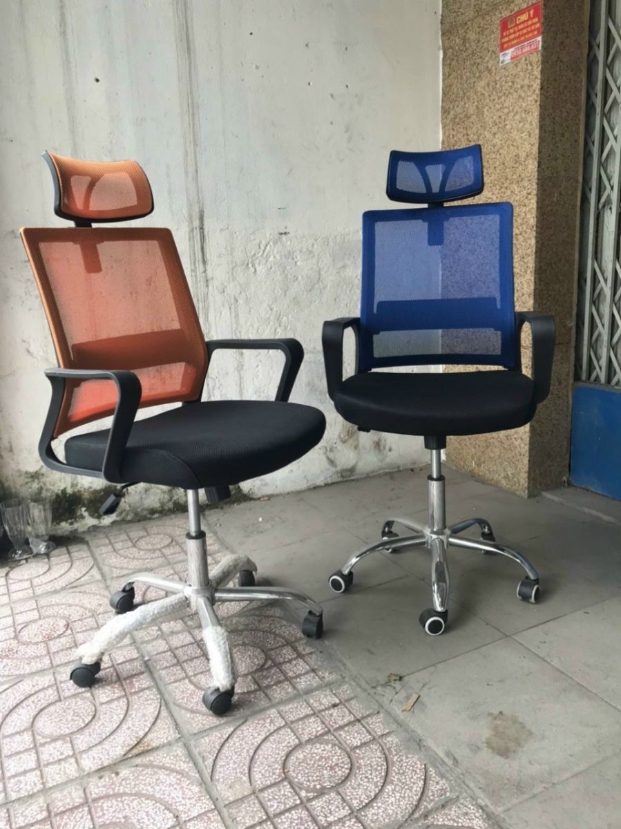 Ghế xoay có tựa đầy tay dẹp