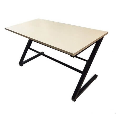 Bàn làm việc chân sắt chữ Z độc đáo