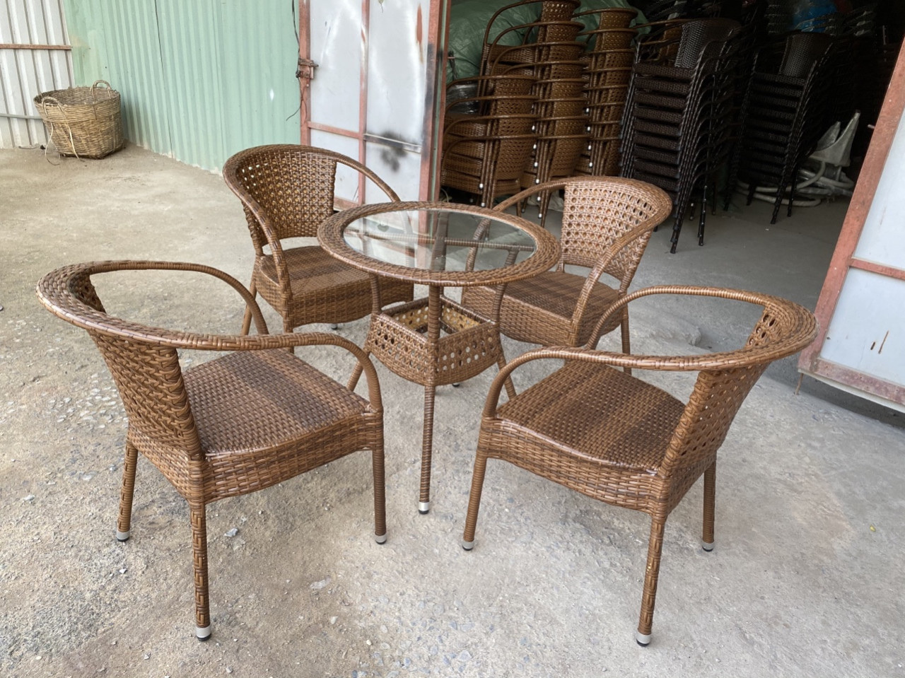 Bộ mây nhật mắt cáo mã PT08