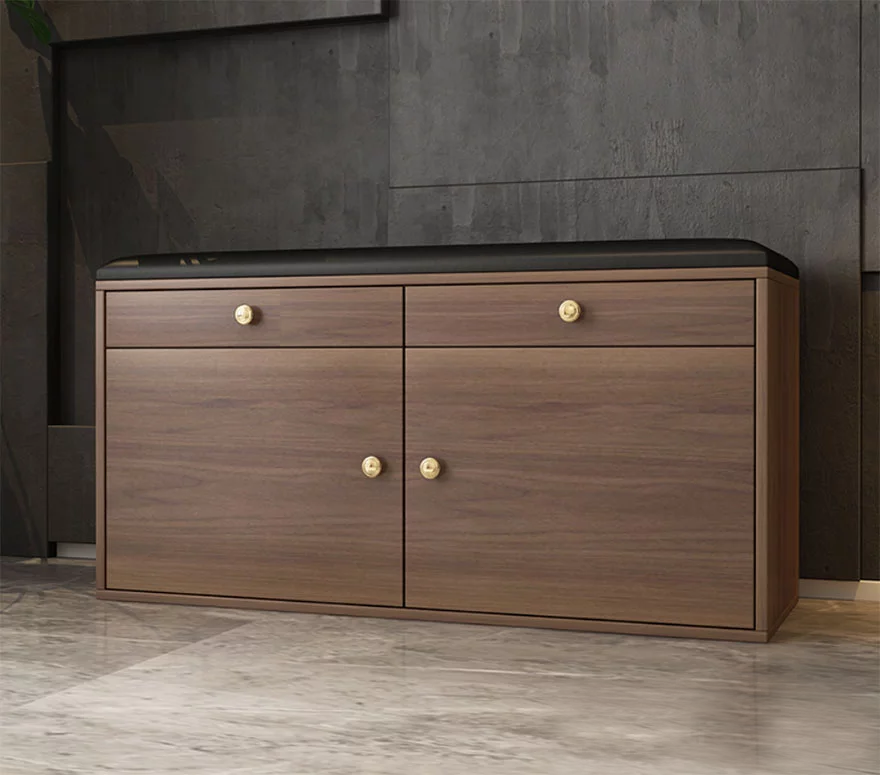 Tủ Giày Gỗ Thông Minh kiêm ghế ngồi