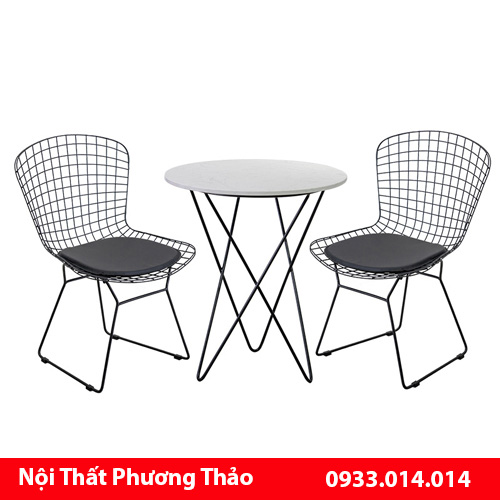 Bàn Ghế Chân Sắt PT700