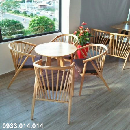 Bàn Ghế Gỗ Cafe Genny