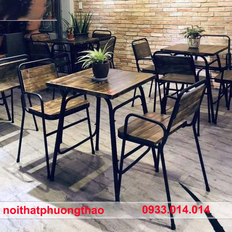 Bàn Ghế Quán Cafe PT202