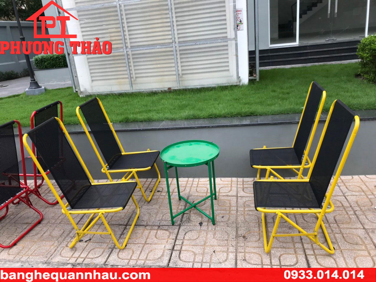 Bộ Bàn Ghế Quán Cafe PT027