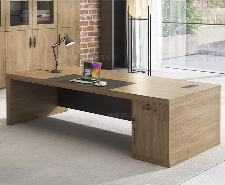 Bàn giám đốc bằng gỗ đơn giản, sang trọng PT01