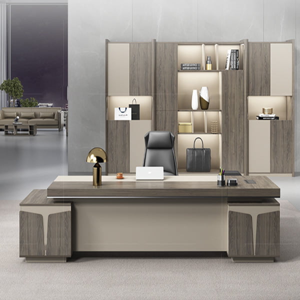 Bàn giám đốc gỗ công nghiệp thiết kế đẳng cấp PT02