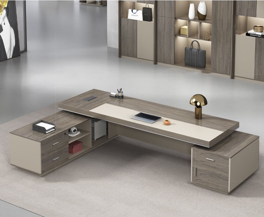 Bàn giám đốc gỗ công nghiệp thiết kế đẳng cấp PT02