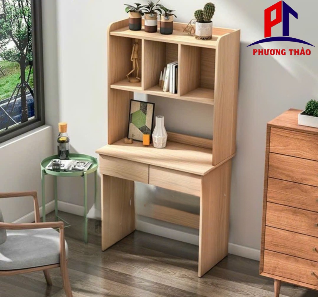 Bàn Học Sinh Liền Kệ Sách PT01