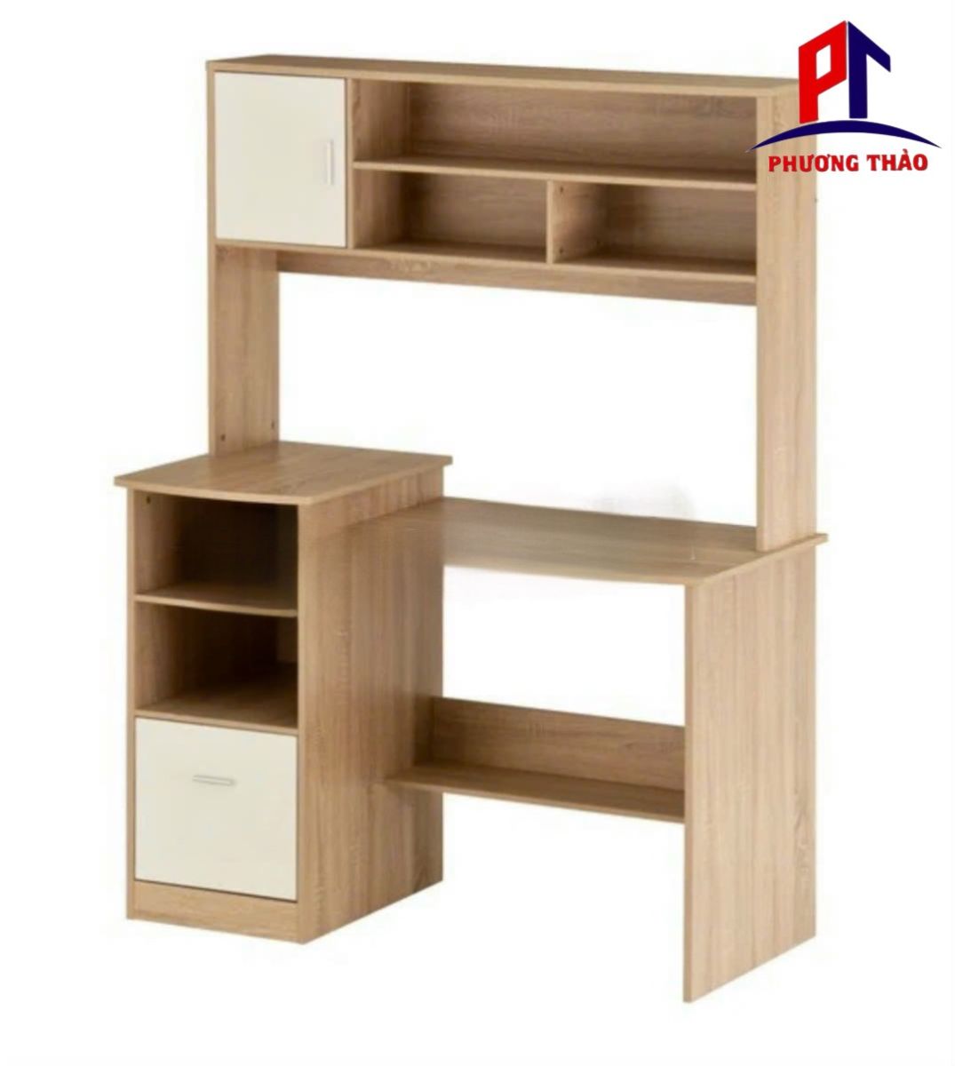 Bàn Học Sinh Liền Kệ Sách PT04