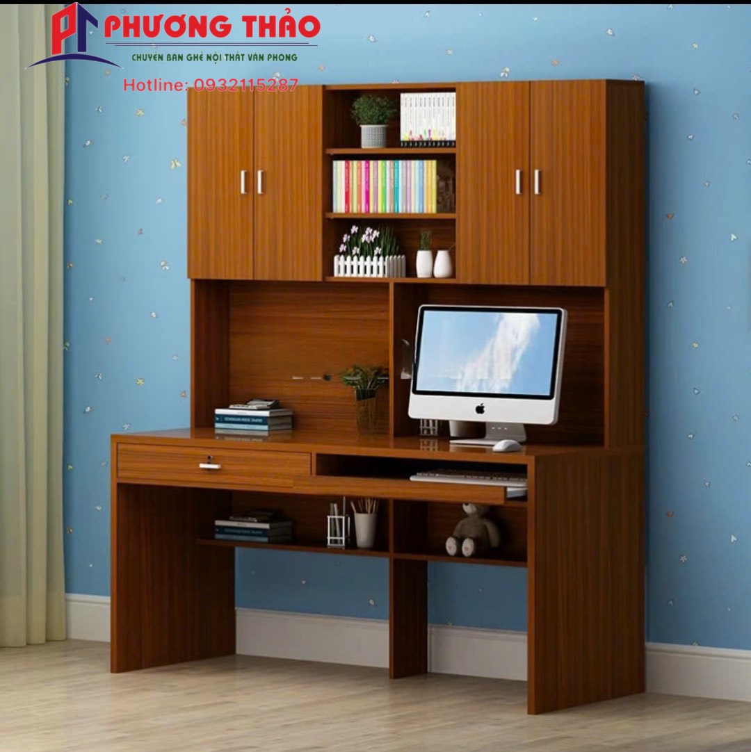 Bàn Học Sinh Liền Kệ Sách PT02