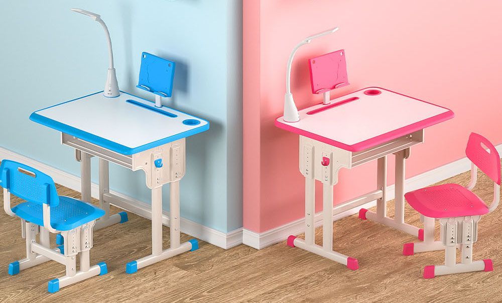 Bộ BÀN HỌC SINH DÀNH CHO TIỂU HỌC CÓ ĐÈN