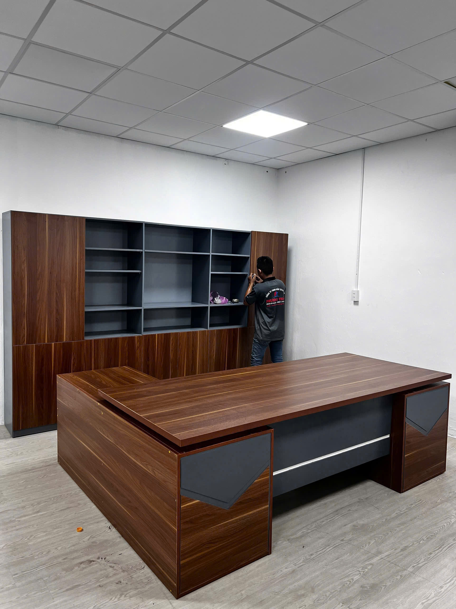 COMBO BÀN GIÁM ĐỐC KÈM TỦ HỒ SƠ PT025