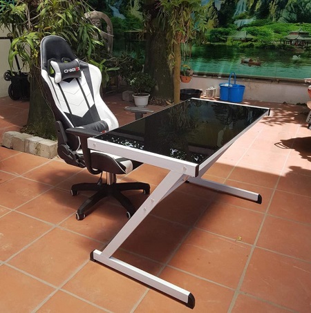Bàn Gaming Mặt Kính PT01