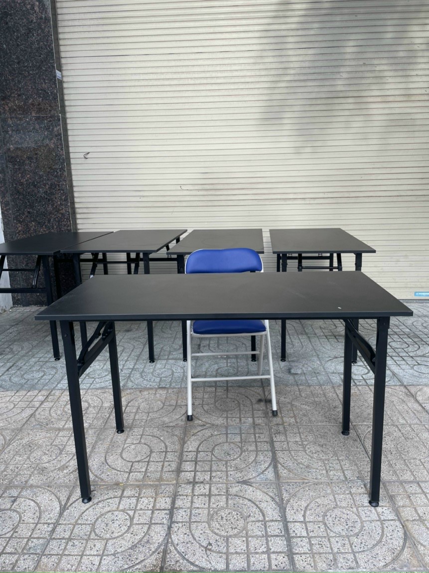 BÀN GẤP KHUNG SẮT Gấp Gọn PT 445