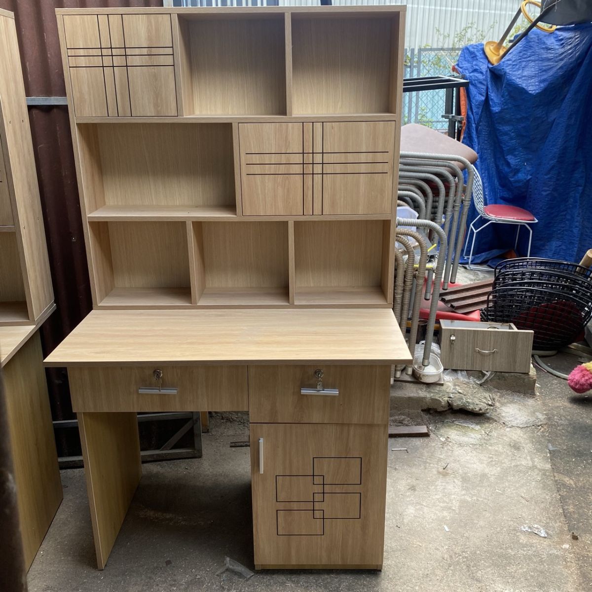 Bàn Làm Việc 4 hộc 60x1m2