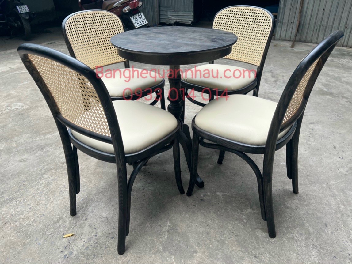 BỘ BÀN GHẾ GỖ THONET PT 2023