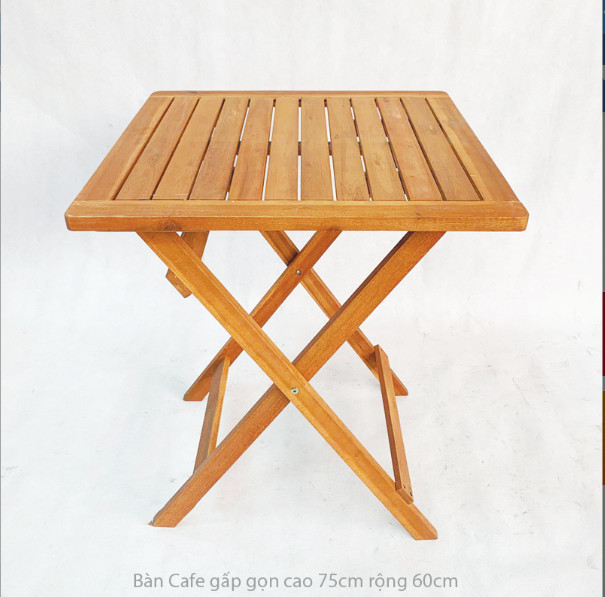 Bàn Xếp Gỗ Sơn PU PT601