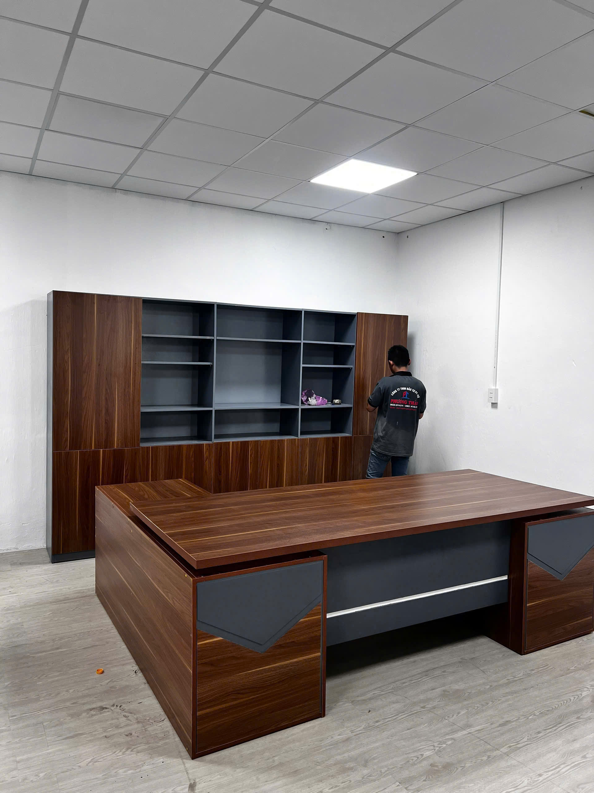 COMBO BÀN GIÁM ĐỐC KÈM TỦ HỒ SƠ PT025