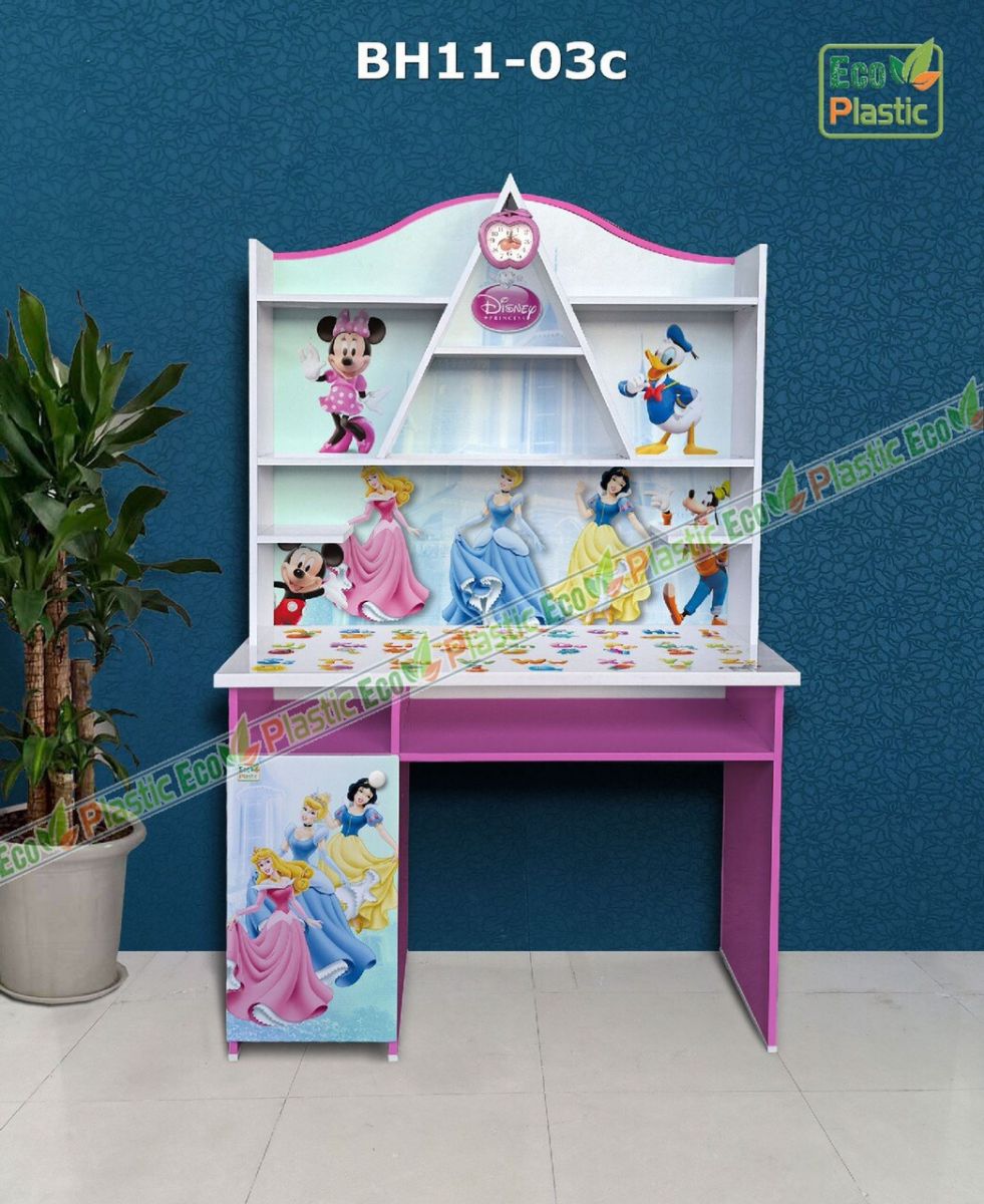 Bộ bàn học sinh tiểu học nhựa đài loan ngan 1m