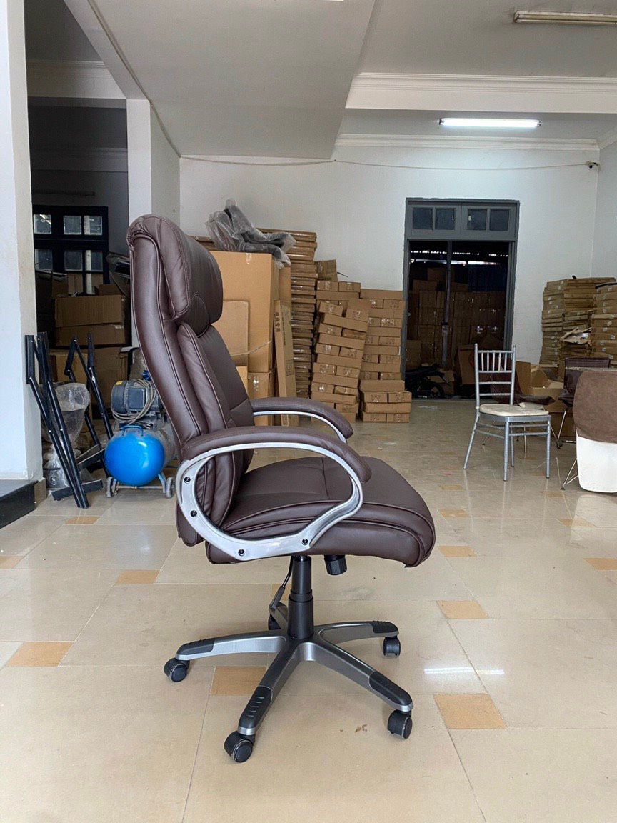 GHẾ GIÁM ĐỐC DA PVC CHÂN NHỰA ĐÚC PT340