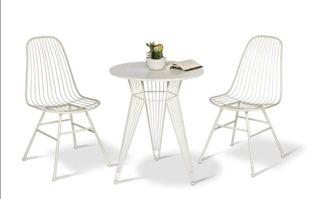 GHẾ SẮT CAFE SƠN TRẮNG PT011