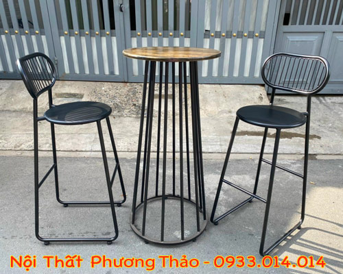 Ghế bar khung sắt