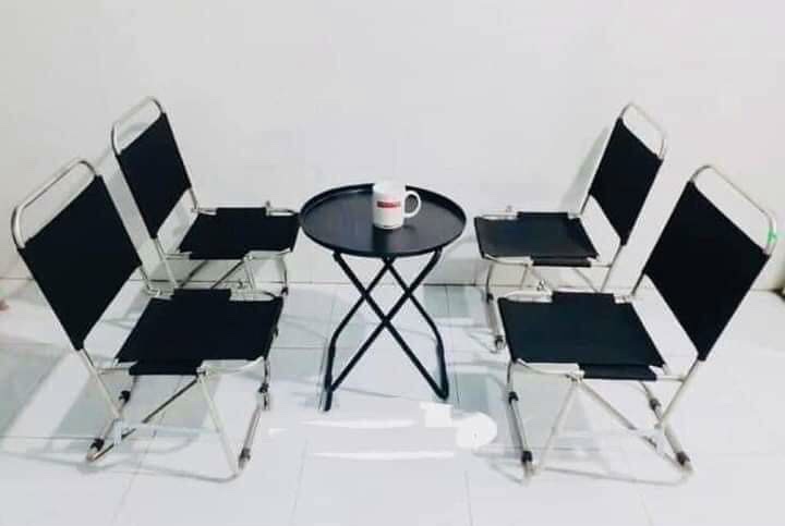 Ghế xếp câu cá lưng cao cafe PT839