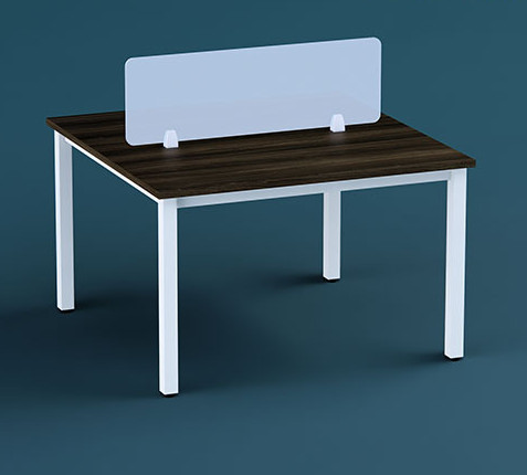 BÀN LÀM VIỆC CÓ VÁCH NGĂN  CHO 2 NGƯỜI NGỒI