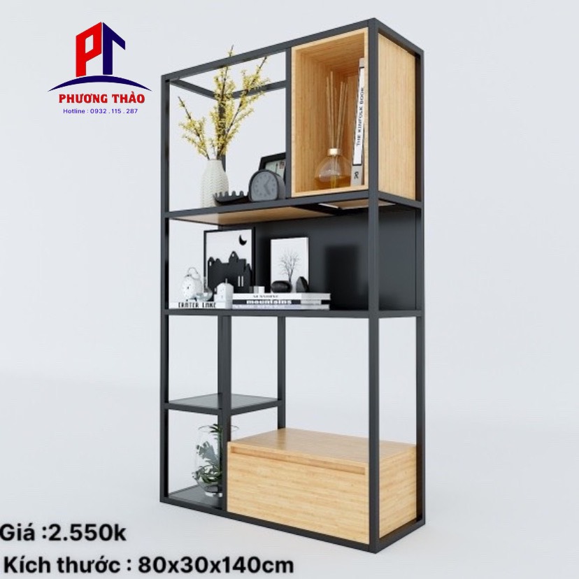Kệ Sách , Kệ Trang Trí PT04