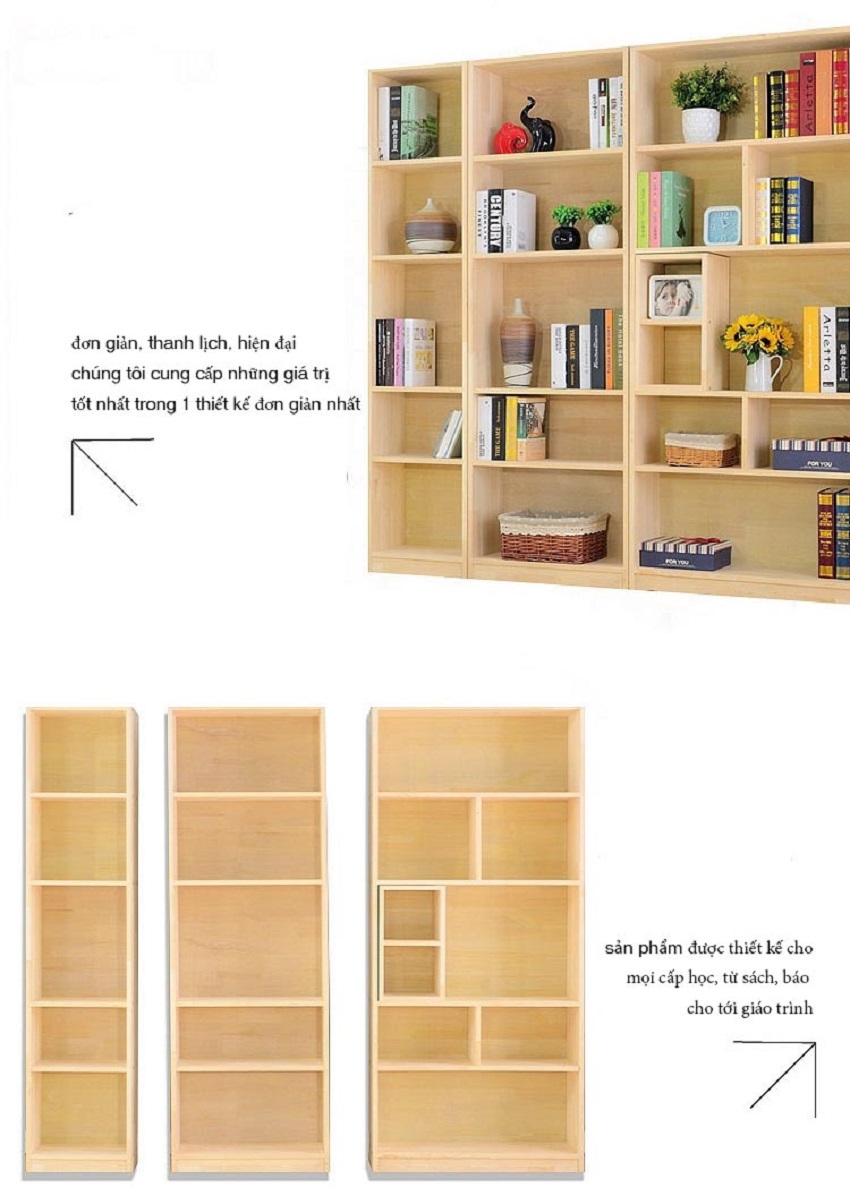 Kệ để sách kiểu dáng nhỏ gọn PT