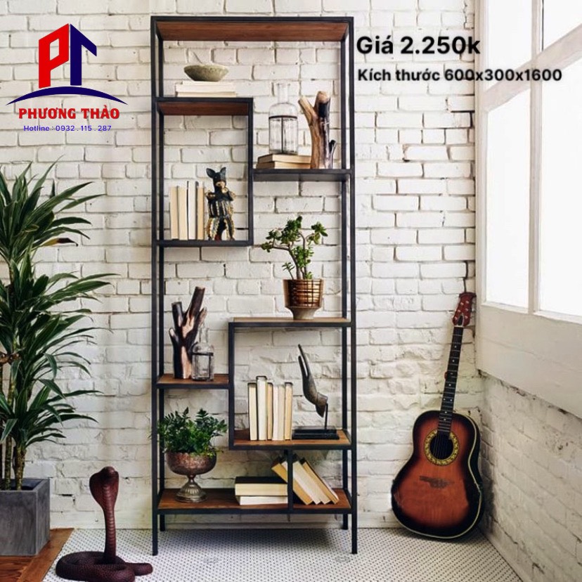 Kệ Trưng Bày ,Kệ Trang Trí Khung Sắt PT02