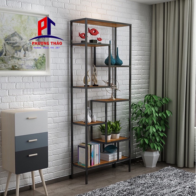 Kệ Trưng Bày ,Kệ Trang Trí Khung Sắt PT02