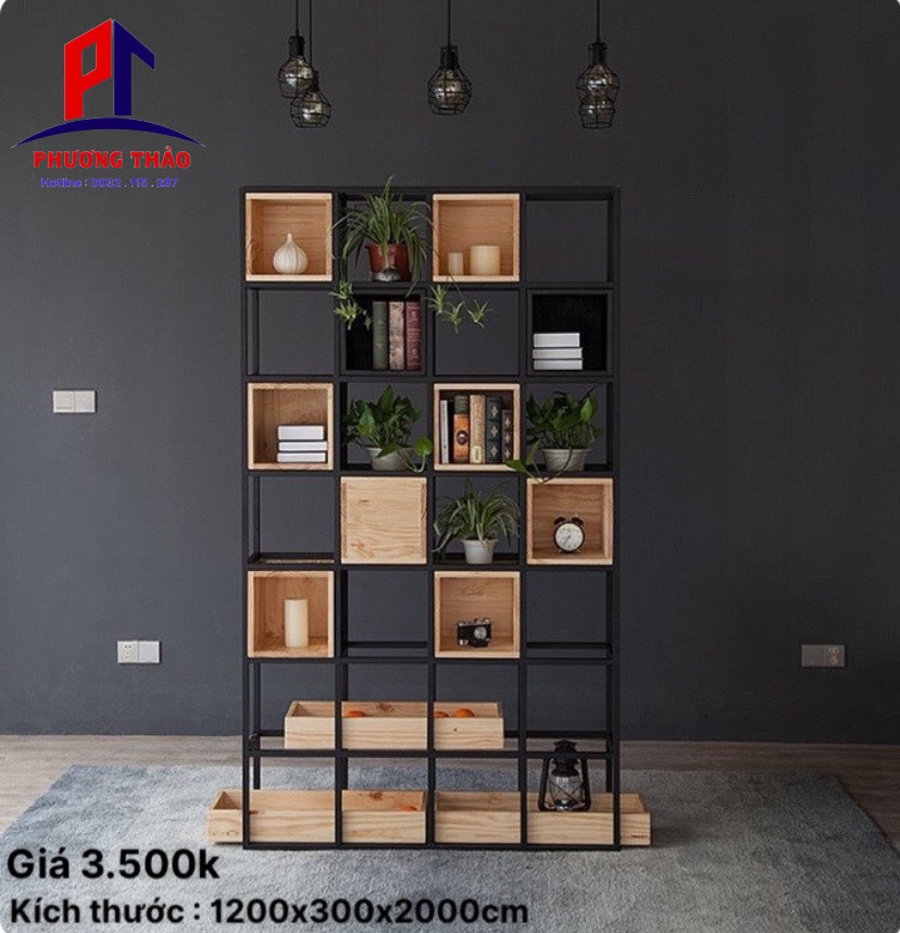 Kệ Sách , Kệ Trang Trí PT04
