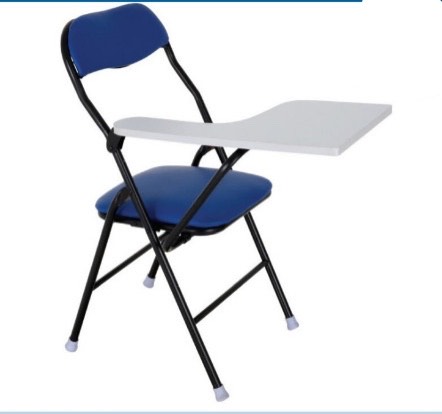 GHẾ XẾP LIỀN BÀN LƯNG NGẮN KHUNG SẮT