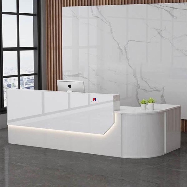 Quầy lễ tân đẹp hiện đại cao cấp PT1101