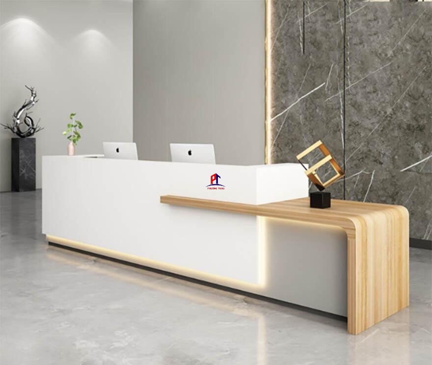 Quầy lễ tân khách sạn đẹp mê đắm PT1102