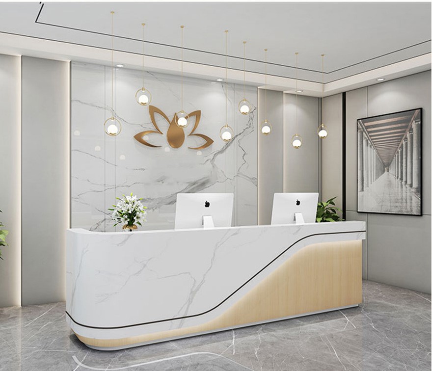 Quầy lễ tân công ty PT1014