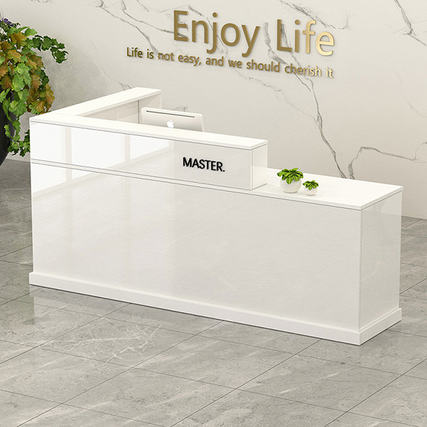 Quầy lễ tân gỗ thiết kế đơn giản PT1019