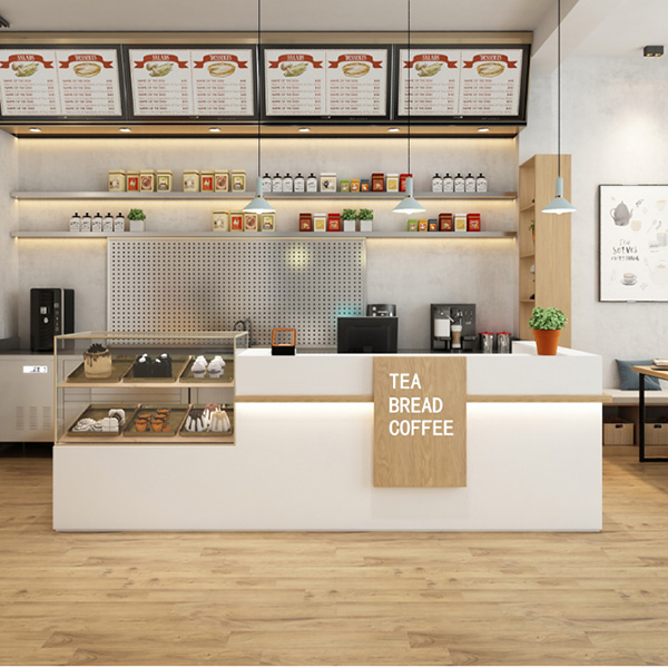 Bàn lễ tân thiết kế tiện lợi cho của hàng PT1018