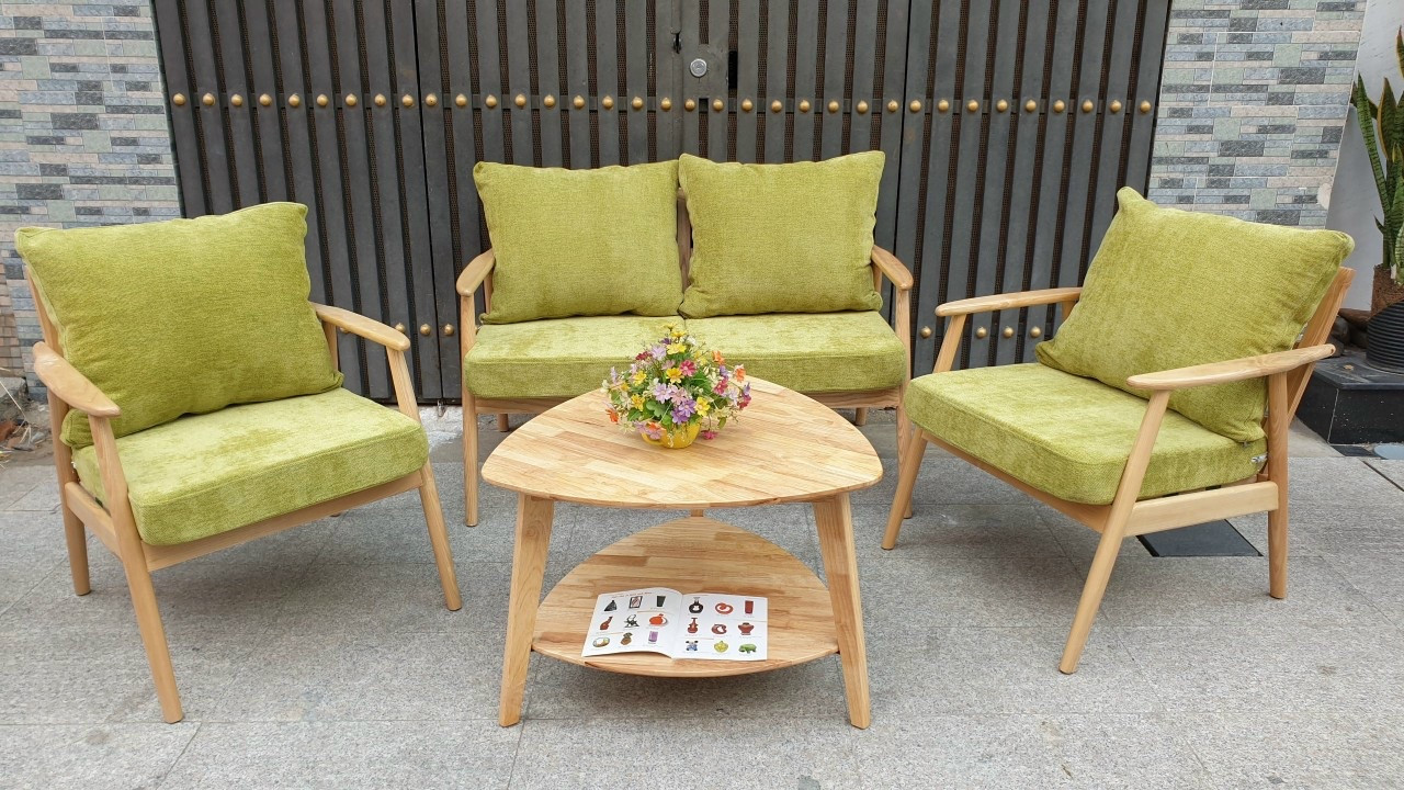 ghế sofa chân tiện cafe