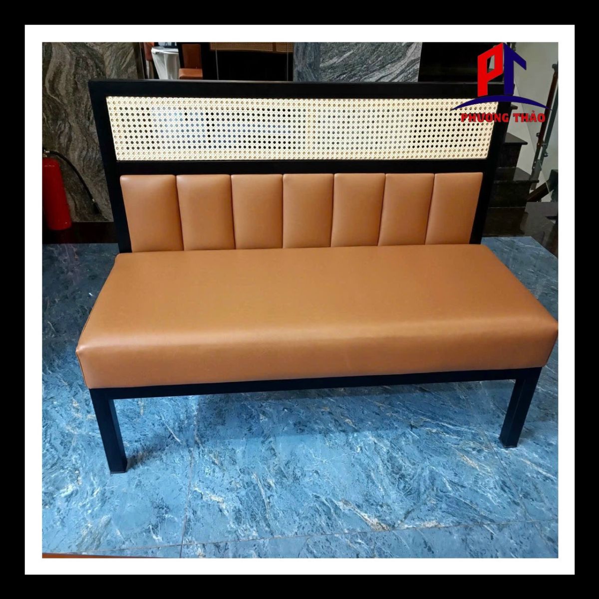 Sofa băng dựa tường tựa mây SK01