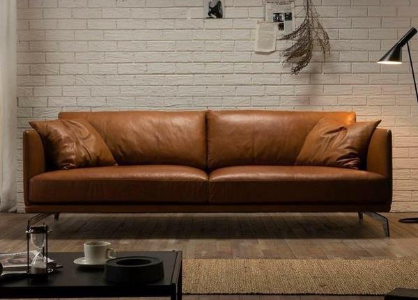 Sofa phong cách Nhật da thật