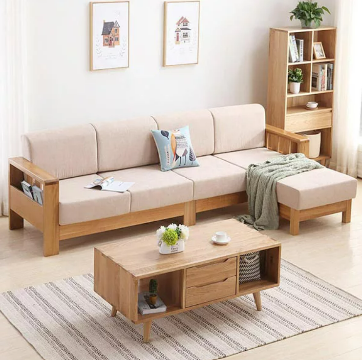 Sofa gỗ kiểu Nhật