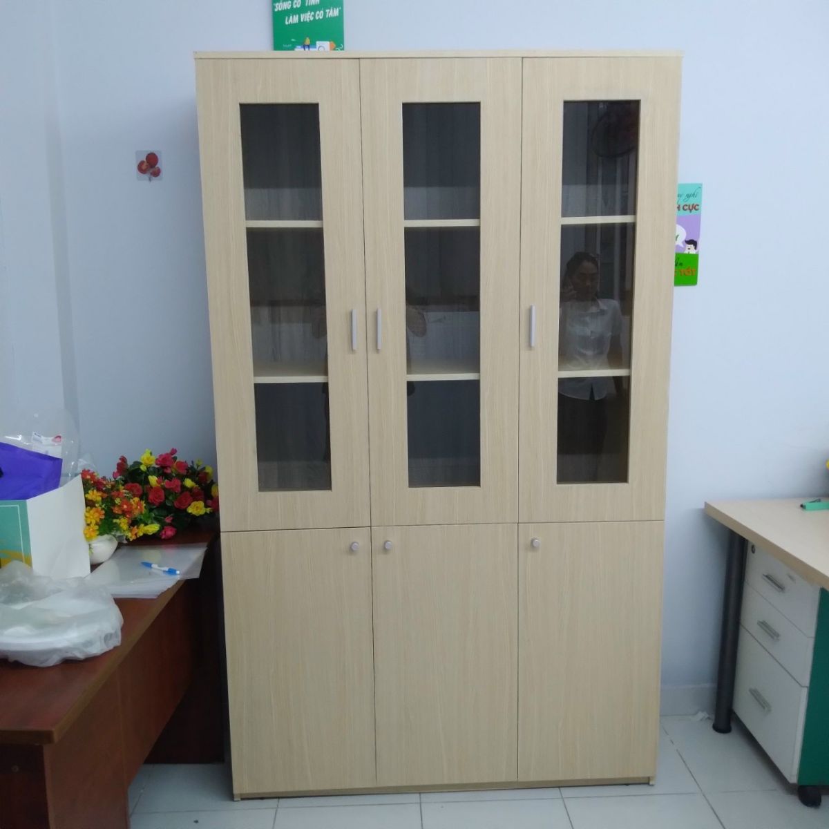 Tủ tài liệu , 3 cánh  PT02
