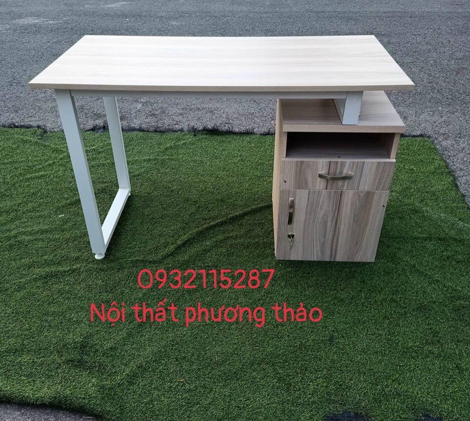 BÀN LÀM VIỆC KHUNG SẮT HỘC TỦ RỜI